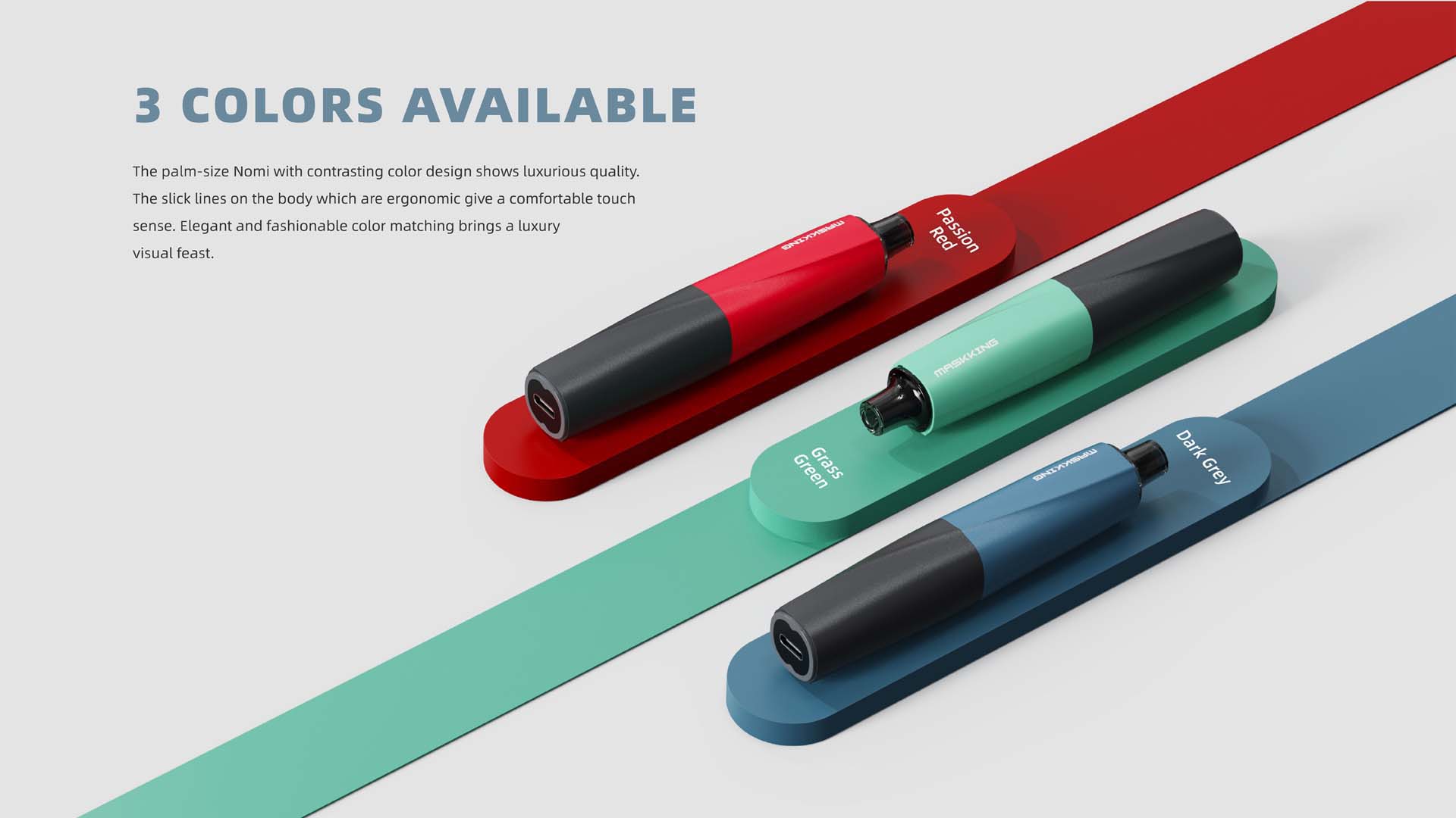 maskking nomi s pod kit 3 colors