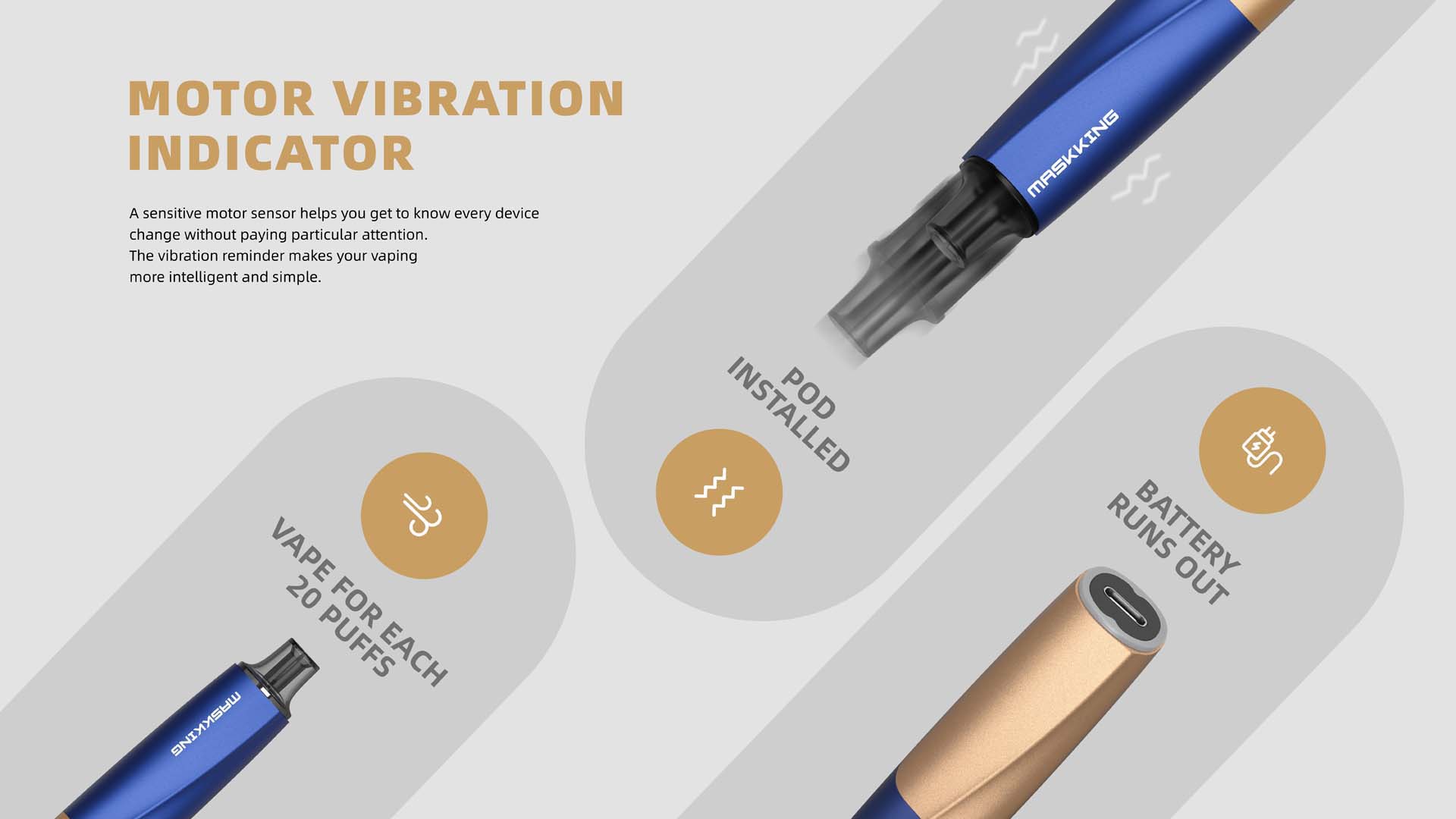 maskking nomi pod kit motor vibration indicator