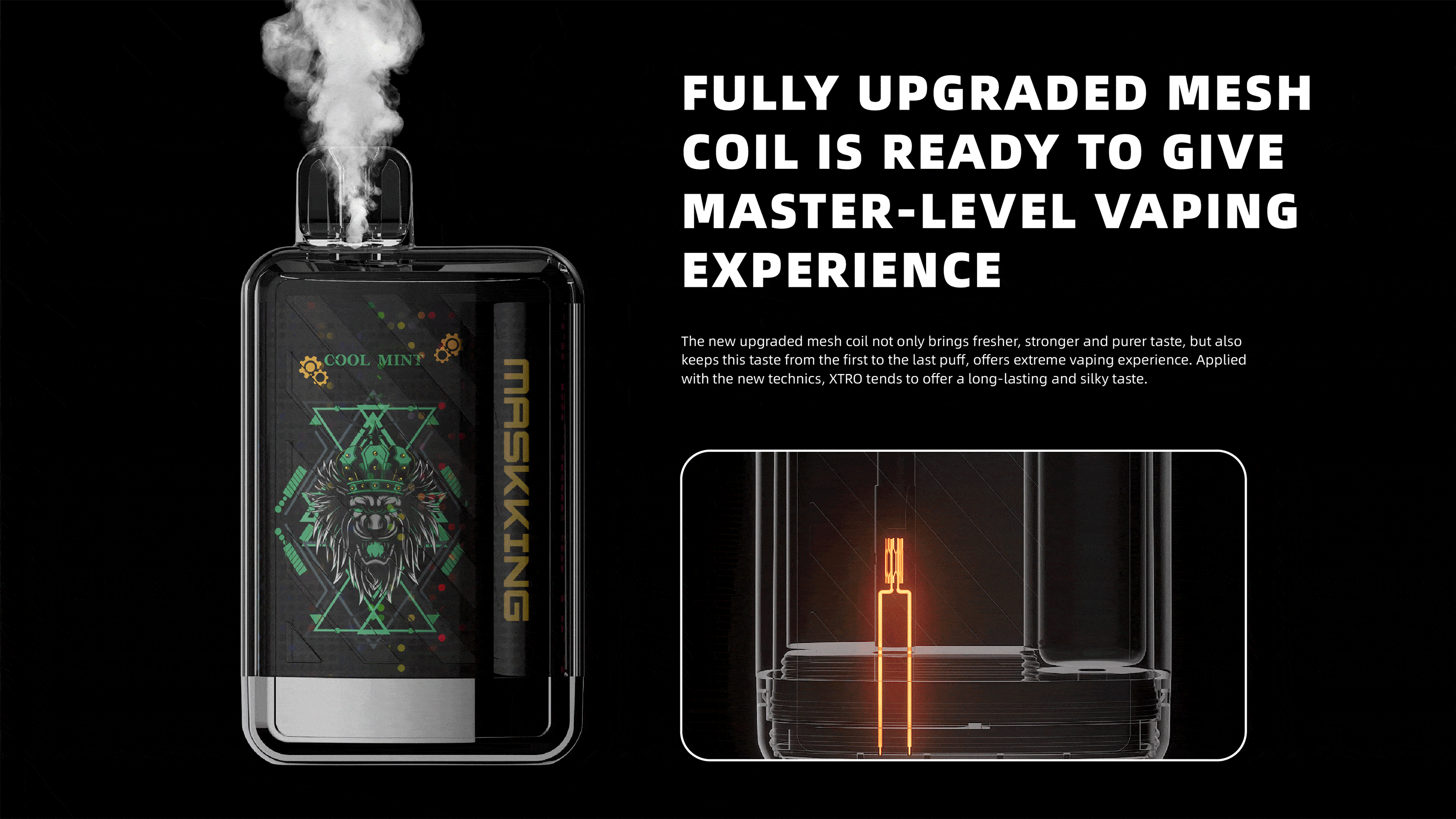 maskking xtro mesh coil