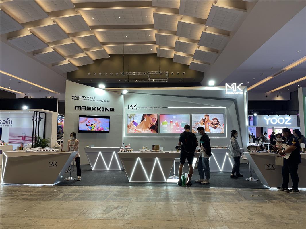 Maskking at IECIE Vape Show in Indonesia
