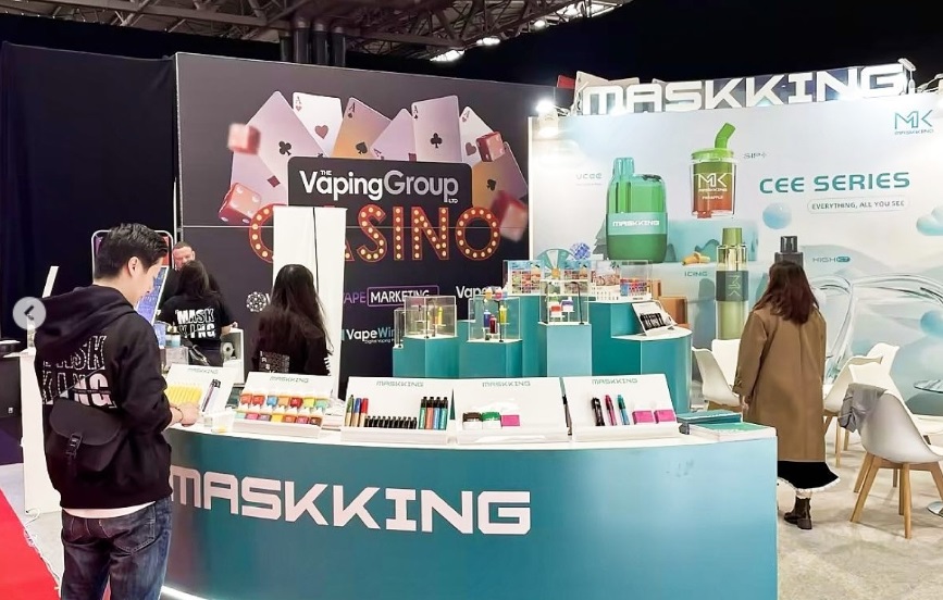 Maskking at the Vaper Expo UK in Birmingham