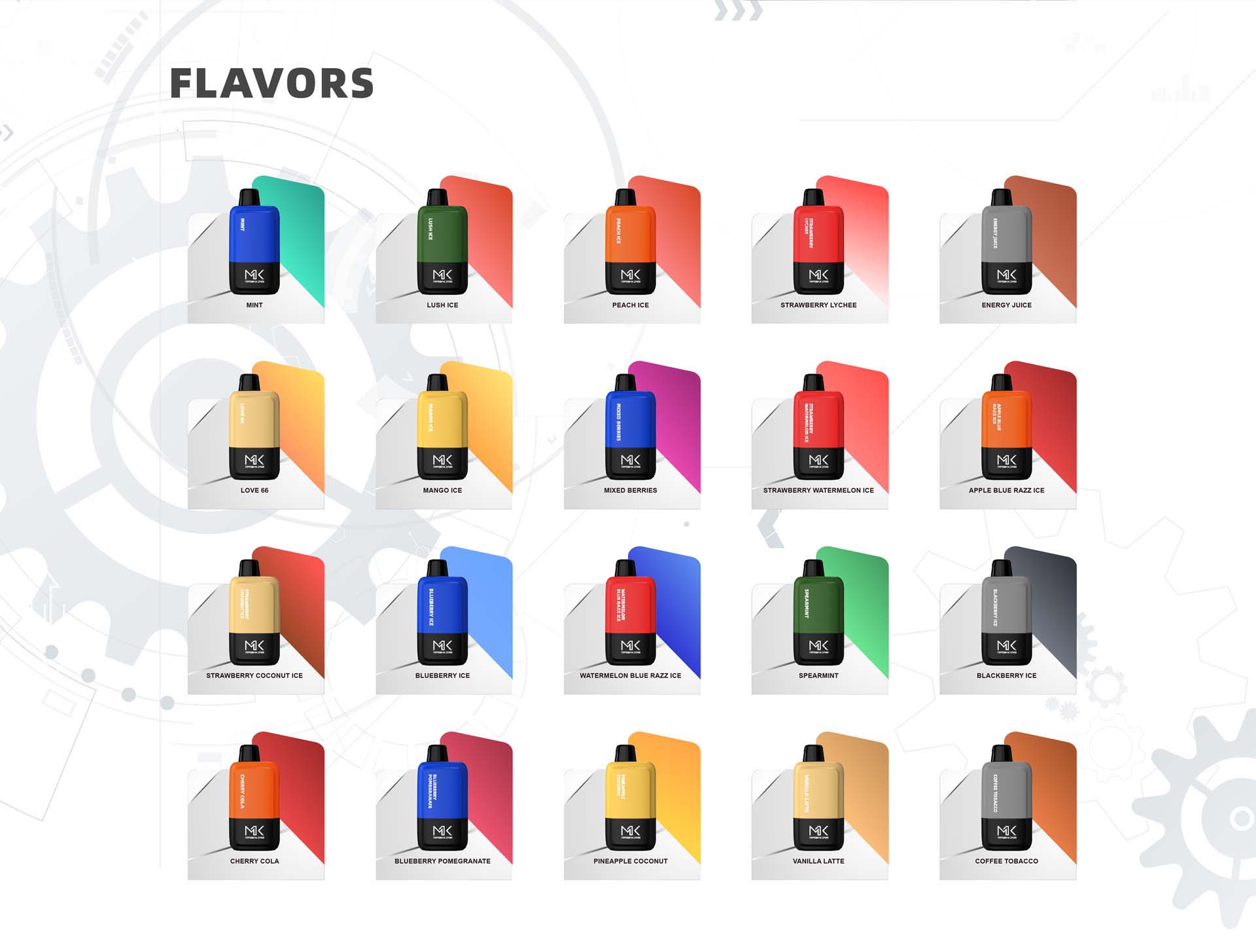 maskking robo prefilled pod kit flavors