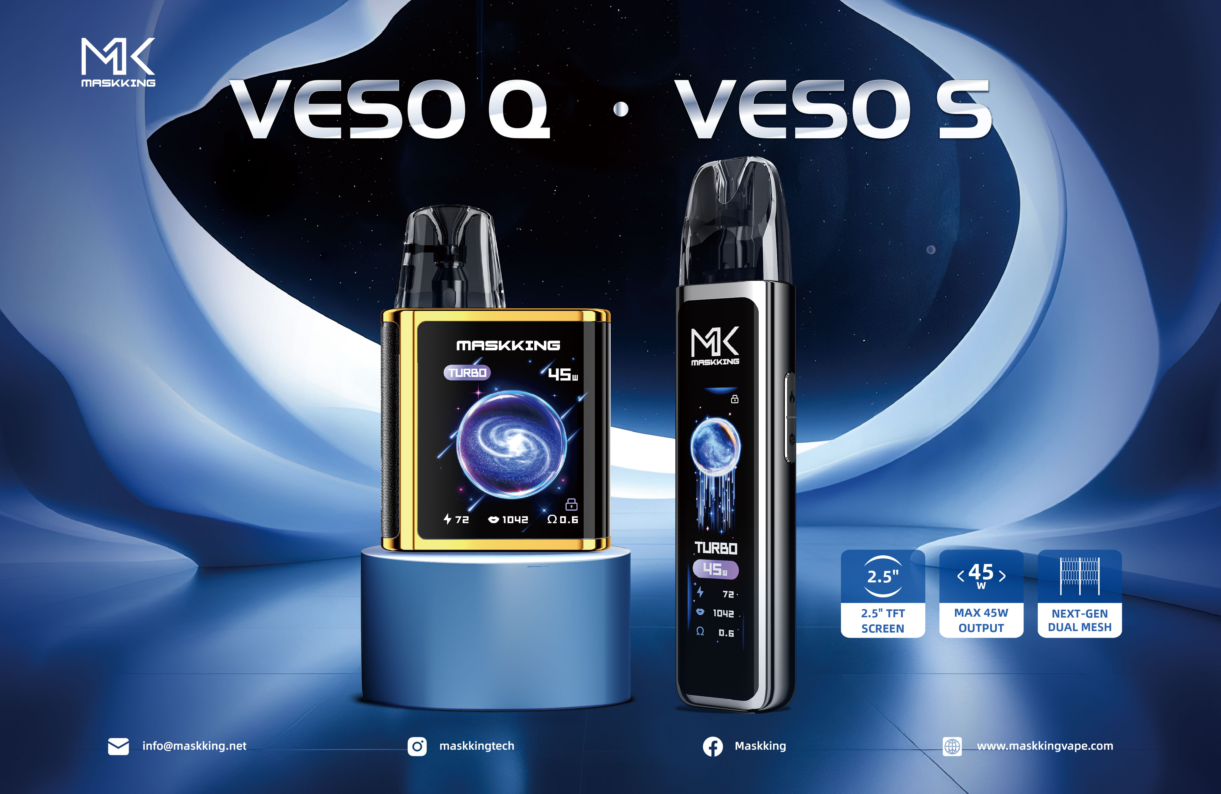 Maskking VESO Q and VESO S open pod systems for enhanced customization.jpg