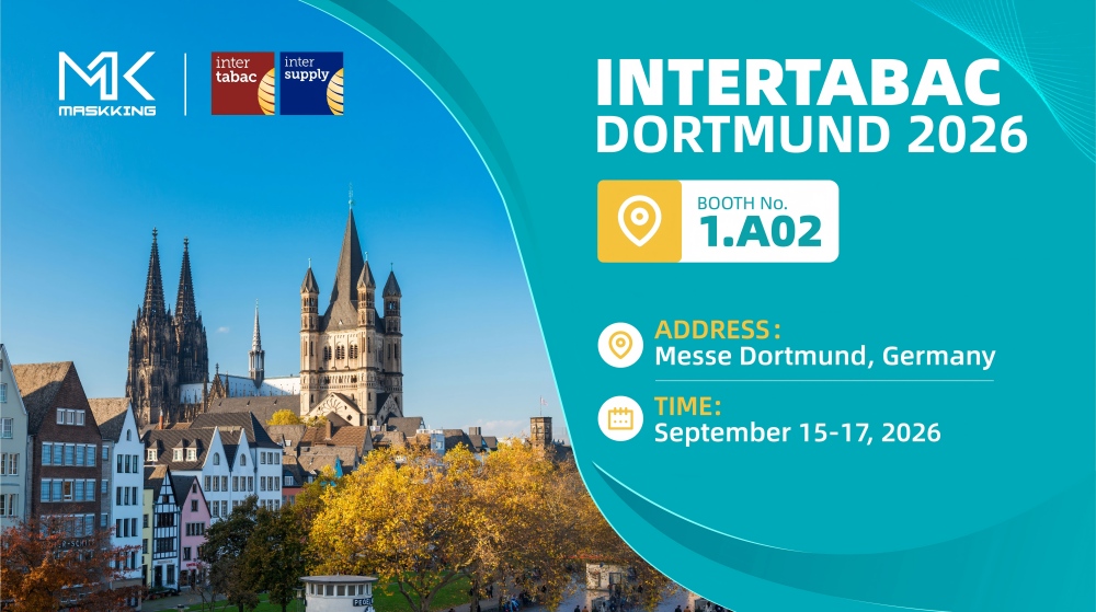 Maskking at InterTabac Dortmund 2026 — Booth 1.A02, Messe Dortmund, Germany, September 15–17.jpg