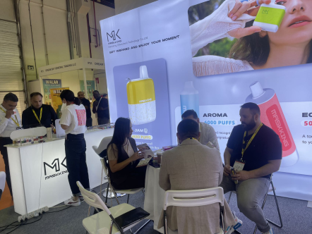 Maskking at World Tobacco Middle East 2022 in Dubai