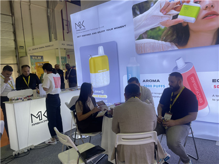 Maskking at World Tobacco Middle East 2022 in Dubai